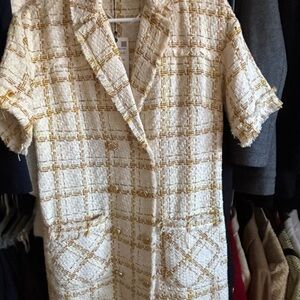 Zara Plaid Shirt dress